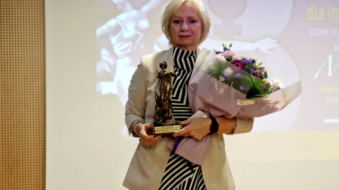 Pilar Sierra, galardonada con el Premio Maite Alascio 2025 / Laura Ortiz