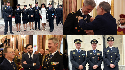 As&iacute; ha sido el acto de entrega de la Medalla de Oro a la Polic&iacute;a Nacional