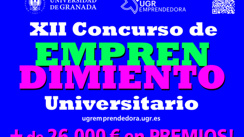 Cartel XII Edici&oacute;n del Concurso 'Emprendimiento Universitario'