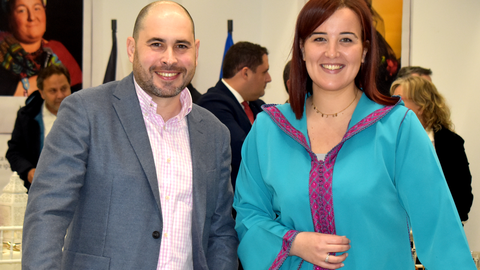 Miguel &Aacute;ngel P&eacute;rez Triano y Mayda Daoud, PSOE / Archivo