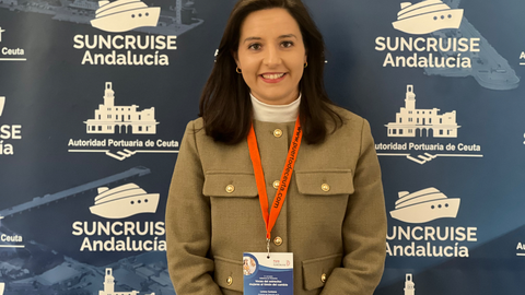 Lorena Carmona, asistente de direcci&oacute;n de la Autoridad Portuaria de Ceuta / Alma Palomino