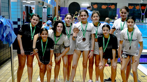 El CN Caballa, bronce en la Liga Andaluza Infantil femenina 