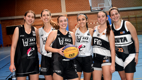 Jornada de Baloncesto 3x3 organizada por la Federaci&oacute;n de Baloncesto de Ceuta