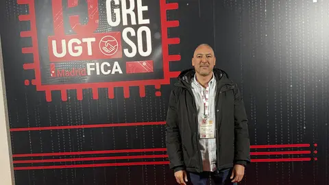 Liasin Ahmed, secretario general de UGT FICA Ceuta