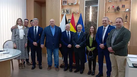Reuni&oacute;n con el presidente de la Federaci&oacute;n de K&aacute;rate