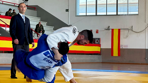 Alejandro Mart&iacute;nez, sargento del RAMIX-30, oro en el Campeonato de Judo del Ej&eacute;rcito de Tierra