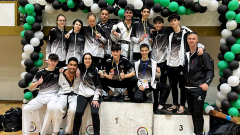 El Taekwondo caballa se vuelve del Open Internacional de Plasencia con cinco medallas 