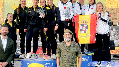 El equipo femenino de la Comandancia General de Ceuta arrasa en La Africana