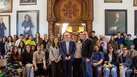 El rector de la UGR y el estudiantado de Ceuta, Melilla y Granada / Cedida