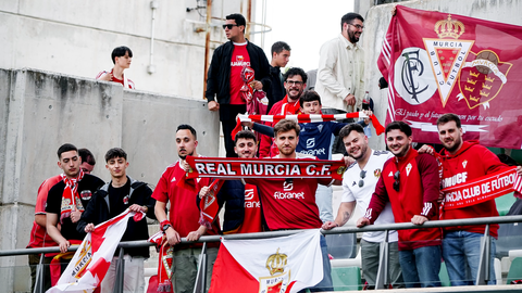 Afici&oacute;n del Real Murcia desplazada a Sevilla el pasado domingo