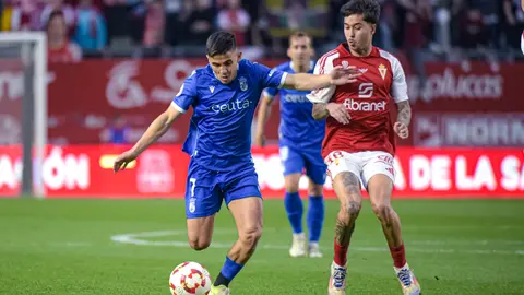 Encuentro entre el Real Murcia y la AD Ceuta FC en la Nueva Condomina. Foto: AD Ceuta FC