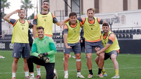 Entrenamiento de la AD Ceuta FC / Zaki