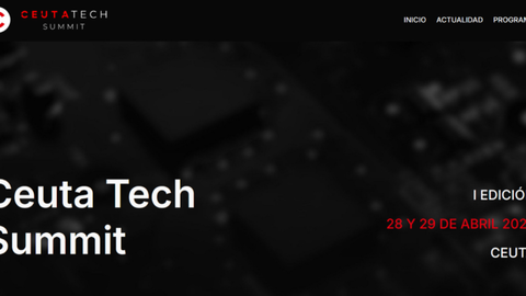 P&aacute;gina web de Ceuta Tech Summit