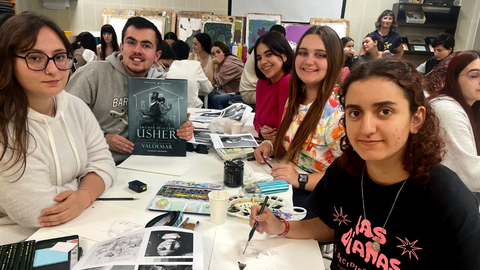 Actividad realizada por el D&iacute;a del Libro en la Escuela de Arte