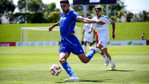 Encuentro entre el Real Madrid Castilla y la AD Ceuta FC. Foto: Zaki