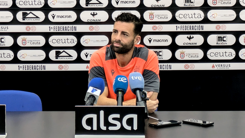 Rodri R&iacute;os, jugador de la AD Ceuta FC