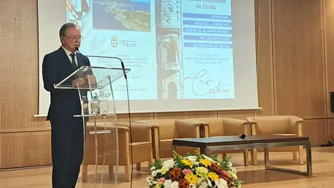 Juan Vivas, durante su intervenci&oacute;n en las Jornadas / C&eacute;sar Mart&iacute;n
