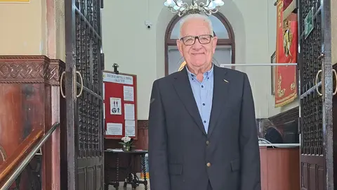 Juan Garc&iacute;a Chica, delegado de la Asociaci&oacute;n de Veteranos de Intendencia / C&eacute;sar Mart&iacute;n