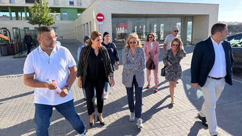 Visita a la barriada de Loma Colmenar / Cedida