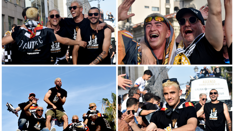 Fiesta del ascenso de la AD Ceuta FC por el centro de la ciudad  (19)