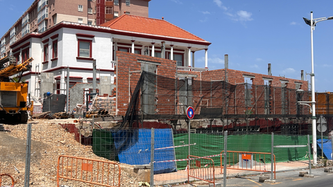 Obras para la construcci&oacute;n del Centro contra la violencia sexual /  PSOE