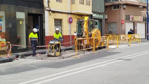 Obra en Teniente coronel Gautier / Archivo
