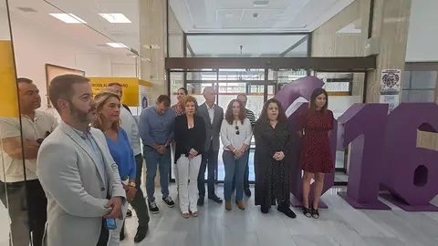 Minuto de silencio en Delegaci&oacute;n
