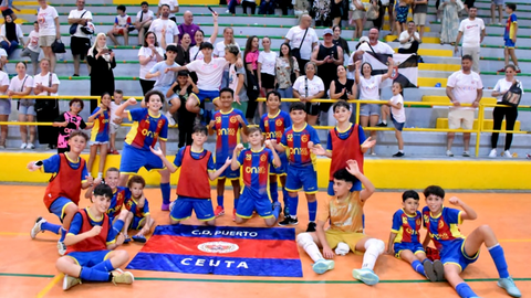 CD Puerto, campe&oacute;n del sector disputado en La Libertad. Foto: RFFCE