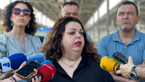La delegada del Gobierno durante una comparecencia este verano / Laura Ortiz