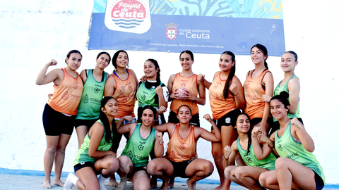 Balonmano Playa. Foto: Federaci&oacute;n de Balonmano de Ceuta