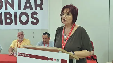 Trini Meg&iacute;as, presidenta de  la Junta de Personal Docente  / C&eacute;sar Mart&iacute;n