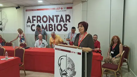 Trini Meg&iacute;as, nueva secretaria general de UGT Servicios P&uacute;blicos / C&eacute;sar Mart&iacute;n