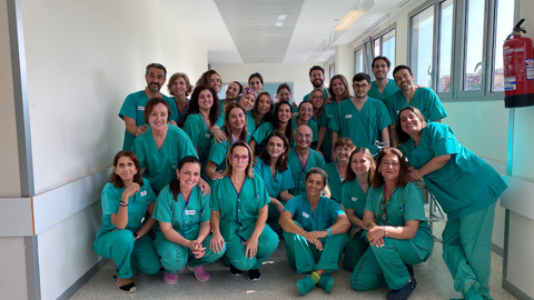 Participantes en el curso intensivo impartido en el Hospital Universitario