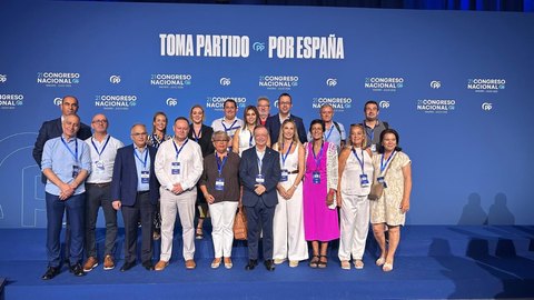 Representaci&oacute;n ceut&iacute; en el Congreso Nacional del PP