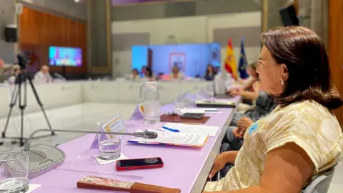 La directora general de Igualdad, Malika Al Lal, en representaci&oacute;n de la Consejer&iacute;a de Sanidad y Servicios Sociales / Ciudad Aut&oacute;noma de Ceuta