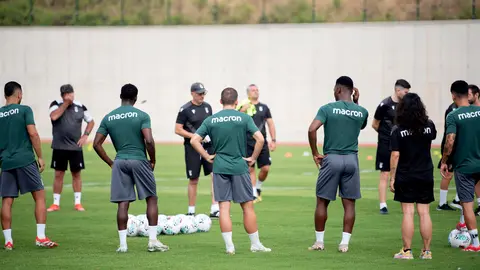 Primer entrenamiento de la AD Ceuta FC 