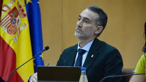 Sebasti&aacute;n Guerrero durante un pleno / Archivo