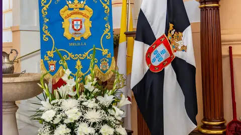Estandarte de la Casa regional de Ceuta en Melilla