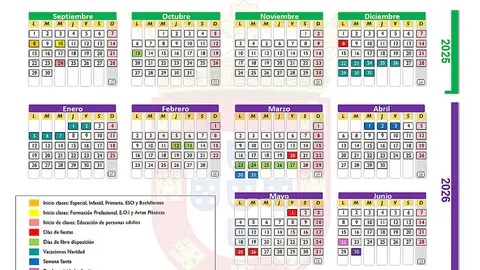 CALENDARIO ESCOLAR 2025 2026