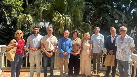 Visita de Juan Vivas a Sanl&uacute;car de Barrameda