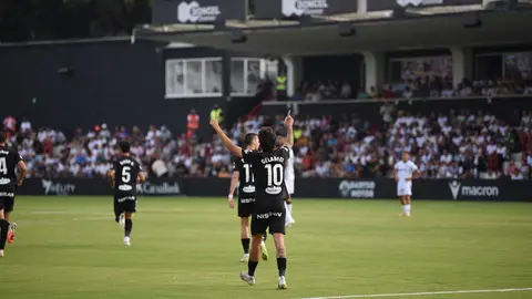 Encuentro entre la AD Ceuta FC y el Sporting de Gij&oacute;n