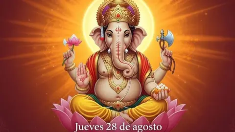 Cartel invitaci&oacute;n celebraci&oacute;n de&nbsp;Ganesh Chathurthy / Cedida