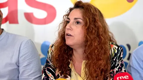 La diputada de Ceuta Ya!, Julia Ferreras, durante la comparecencia de este mi&eacute;rcoles _ Laura Ortiz