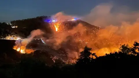  El incendio de Garc&iacute;a Aldave en 2022 / Archivo 