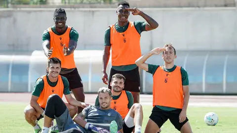Entrenamiento del pasado viernes de la AD Ceuta FC. Foto: Zaki