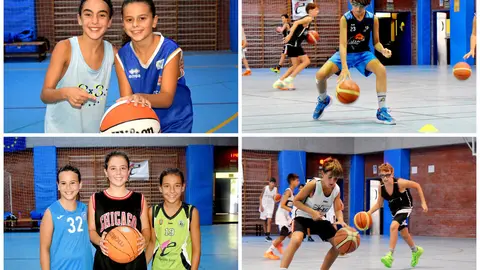 Primera semana de entrenamientos del curso de la Federaci&oacute;n de Baloncesto de Ceuta