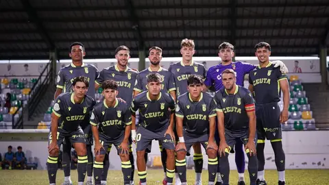 El filial de la AD Ceuta FC comienza el curso con derrota en Pozoblanco. Foto: AD Ceuta FC