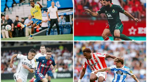 Cuarta jornada de la Liga Hypermotion. Fotos: C&aacute;diz CF, Racing de Santander, AD ceuta FC y RC Deportivo de la Coru&ntilde;a.