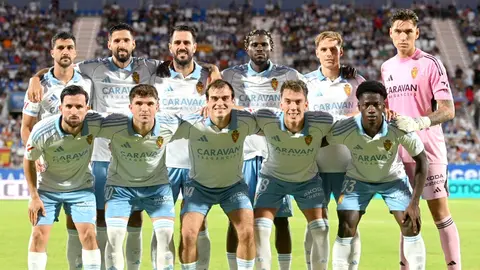 Once inicial del Real Zaragoza en el encuentro ante el Albacete Balompi&eacute;
