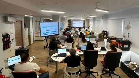 Secretarios y secretarias durante la formaci&oacute;n